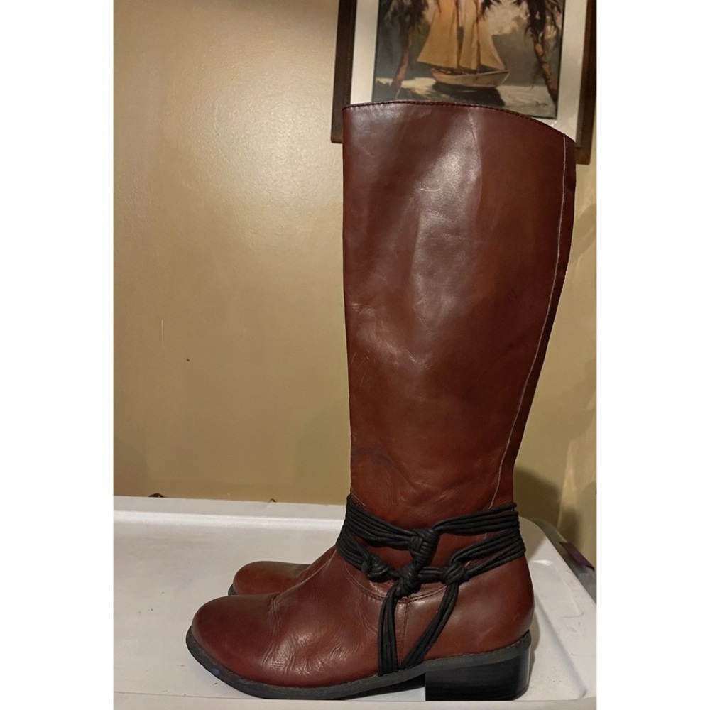 VINTAGE Carlos by Carlos Santana leather boots sz 9 - Picture 3 of 5